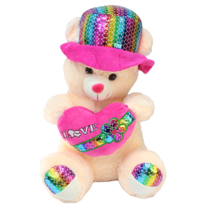 Kalpli Şapkalı Ayı Peluş Oyuncak 55 cm