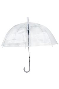 Kaliteli Şık 8 Telli Baston Unısex Şeffaf Şemsiye 71 Cm Uzunluk, 90 Cm Açık Çap