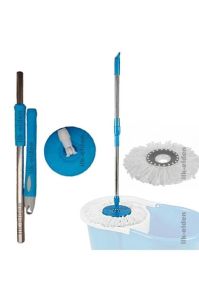 Dönerli Mop Kovası Için Komple Yedek Paspas Set, Toplam 2 Adet Paspas Ile microfiber Mob,dönerli Sap