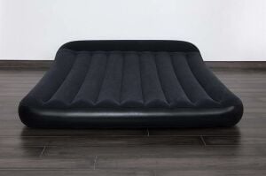 67464 KAMP YATAK FLOK SIYAH +POMPA 203X152CMUT 2