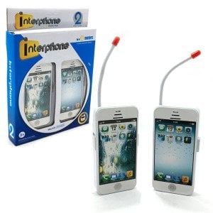 İphone Görünümlü Çocuklara Özel Oyuncak Telsiz Walkie Talkie 30 metre Sinyal gücü