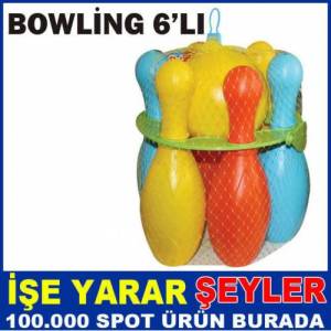 Eğlenceli Oyuncak 6'lı Büyük Bowling Seti