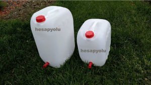 30L portatif tombul bidon.Pratik çözümlü musluklu bidon
