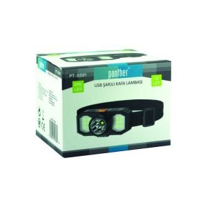 PANTHER PT-5591 USB ŞARJLI KAFA LAMBASI