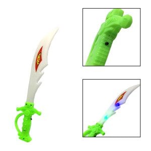 Pille Çalışan Işıklı Oyuncak Mini Zülfikar Kılıç 36 cm