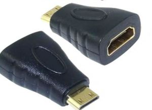 Yüksek kalite hdmi dişi-mini hdmi erkek çevirici