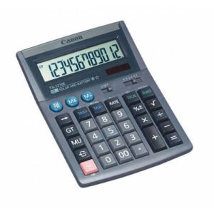 Canon TX-1210E Klavye Tuşlu Büyük boy 12 haneli güneş enerjili Hesap Makinesi