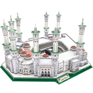 249 Parça 3D Puzzle Mescid-i Haram Maket Puzzle 3 Boyutlu Kabe Pazıl - Yetişkin Puzzle