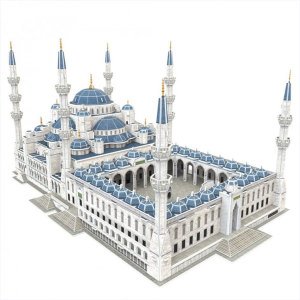 321 Parça 3D Puzzle Sultan Ahmet Camii Maket Puzzle 3 Boyutlu Pazıl - Yetişkin Puzzle