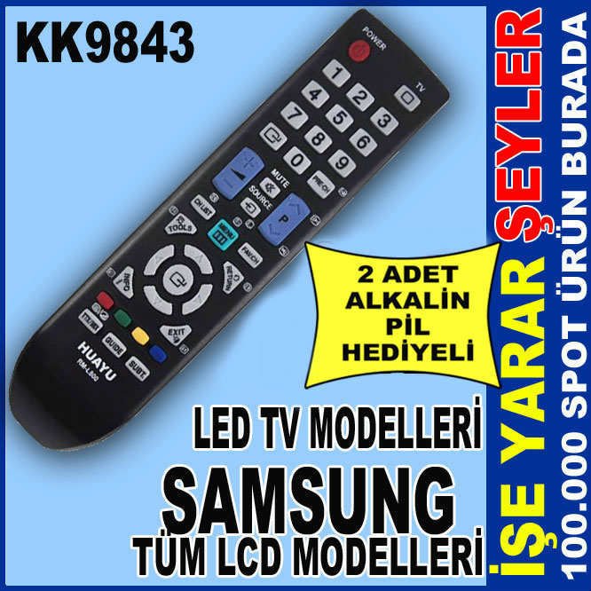 SAMSUNG LCD LED TV ORJİNAL TV KUMANDASI RM-L800