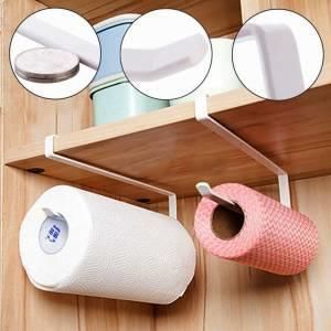 Kağıt Havlu Fincan Kupa Askısı,Raf altı çok amaçlı pratik Metal Askılık