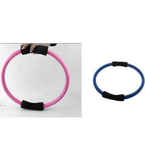 Pilates Yüzük 40cm Sihirli Çemberler Çift Sap Tutucu Yoga Pilates Egzersiz Alıştırmaları