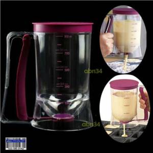 Batter Dispenser Ölçekli Otomatik Sos-Hamur Akıtıcı Pasta-Kek Süsleyici Kolay Pancake Yapma Makinesi