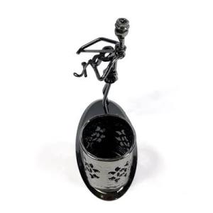 Müzisyen Modeli 6 Demir Masa Üstü Kalemlik 13x13x6 Cm