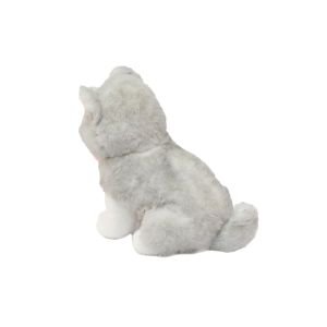 Miyavlayan Sesli Kedi Peluş Oyuncak 22 cm