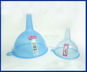 10x10cm Kaliteli Plastik Geniş Hazneli Huni