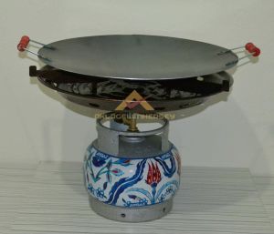 Seyyar Piknik Sac Tüplü Katmer,Saç Kavurmalık Portatif Saç Ocagı