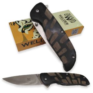 Çakı Av Bıçağı Açıkken 21cm Uzunluğunda Kemere Takma Klipsli İthal Kemik Çelik Bıçak