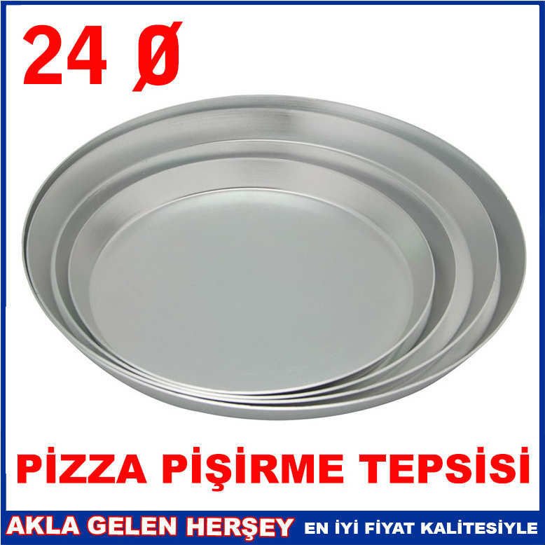 ALÜMİNYUM PİZZA PİŞİRME FIRIN TAVASI 24cm