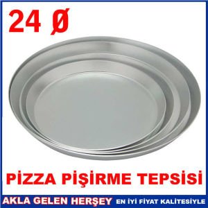 ALÜMİNYUM PİZZA PİŞİRME FIRIN TAVASI 24cm