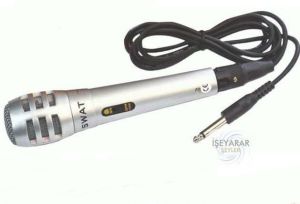 6.3mm kablolu tak çalıştır dinamik mikrofon