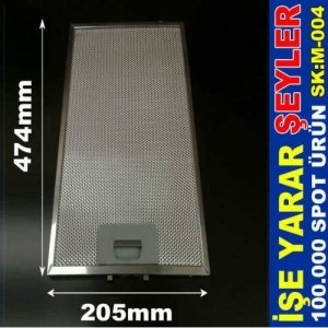 KOKU,BUHAR EMEN 474x205mm ANKASTRE-SÜRGÜLÜ ASPİRATÖR FİLTRE