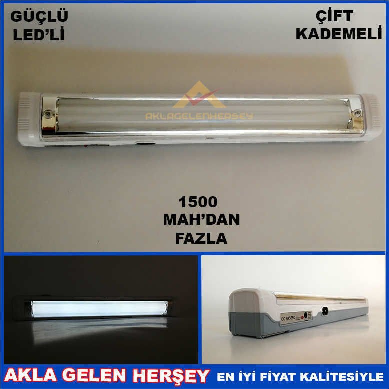 30SMD 240V TAŞINABİLİR ŞARJLI GÜÇLÜ LED'Lİ FENER