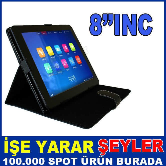 8'' INÇ STANDLI TABLET PC KORUYUCU KILIF