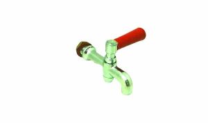 BÜYÜK ERKEK KROM SARI KIRMIZI PİKNİK SEMAVER MUSLUK