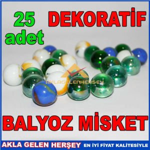 DESENLİ, 25'Lİ BÜYÜK BOY DEKORATİF BALYOZ MİSKET
