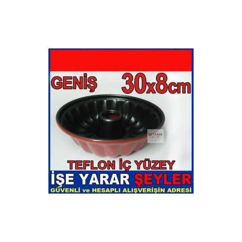 YANMAZYAPIŞMAZ GENİŞ TEFLON KEK KALIBI 30x8cm -2