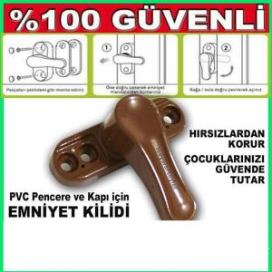 Kahverengi Pvc Kapı Pencere Pimapen Kilidi