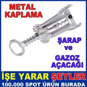 METAL TİRBÜŞON GAZOZ ve ŞARAP AÇACAĞI