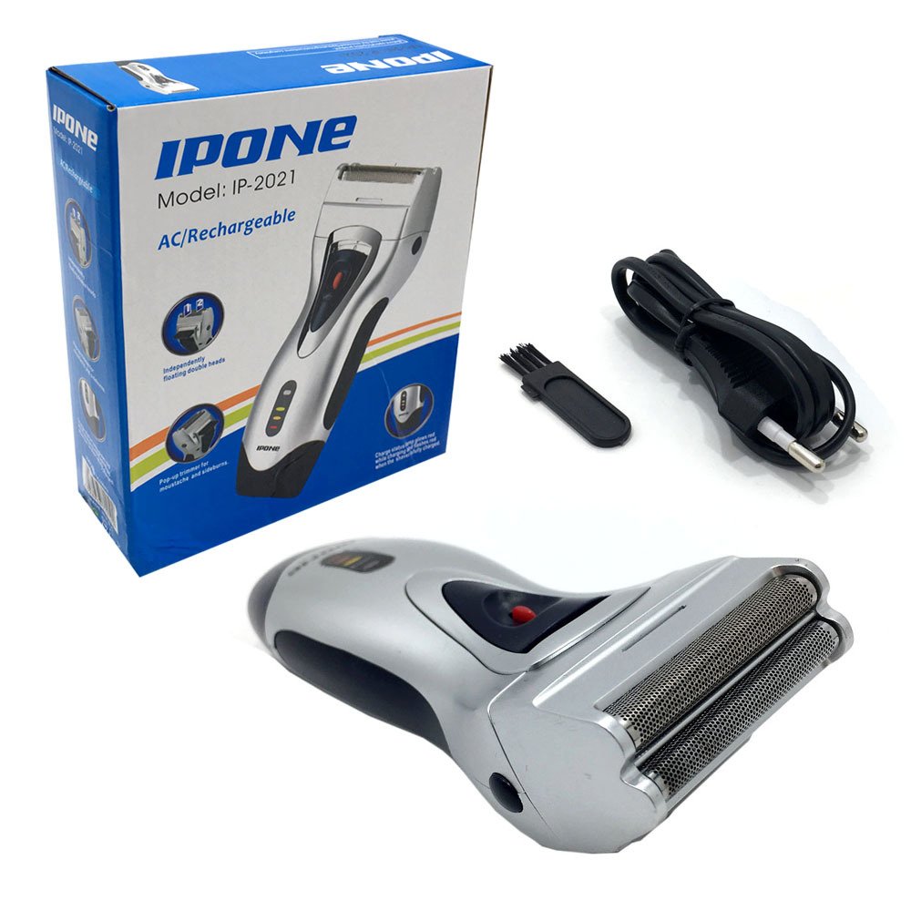 Kablolu ve Kablosuz Kullanımlı Şarjlı Çift Bıçaklı Sıfır Sakal Tıraş Makinesi Ipone IP-2021
