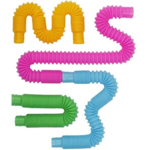 5 adet Popit Tubes Anti Stres Atan Uzayıp Kısalan Duyusal Oyuncak Çevrilince Değişik Sesler Çıkartır