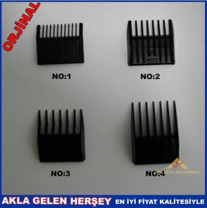 4 adet MOSER TIRAŞ MAKİNASI TARAK TAKIMI