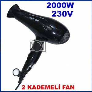 SICAKLIK AYARLI 2200W SAÇ KURUTMA FÖN MAKİNESİ