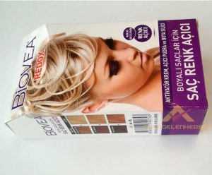 12 ADET BİOVEA BOYALI SAÇLAR İÇİN SAÇ RENK AÇICI