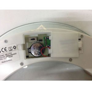 26cm Çapında Kişisel Dijital Baskül Lcd Ekran Otomatik Açıp Kapanan Cam Platform Tartı Max 150kg -2