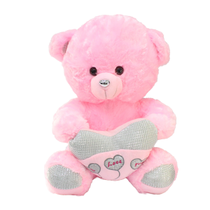 I Love You Kalpli Ayı Peluş Oyuncak 50 cm