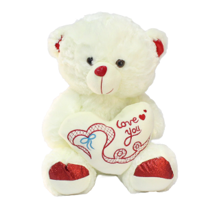 Love You Kalpli Ayı Peluş Oyuncak 40 cm
