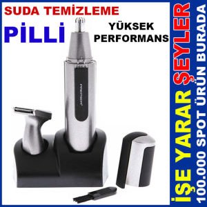 PREMIER PRATİK PİLLİ BURUN-KULAK KIL ALMA CİHAZI