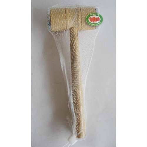 Ahşap Gövde Çift Metal Başlıklı Et Dövme Tokmağı