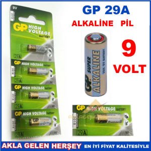 GP 29A 9V ALKALİN KUMANDA PİLİ YÜKSEK PERFORMANS