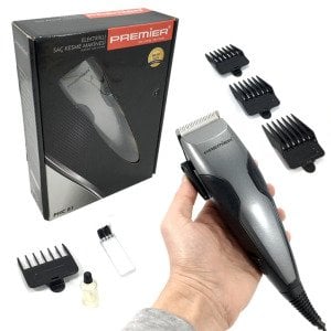 Kablolu Paslanmaz Seramik Bıçaklı 4 Taraklı Saç Sakal Tıraş Makinesi Premier PHC 81 Garantili