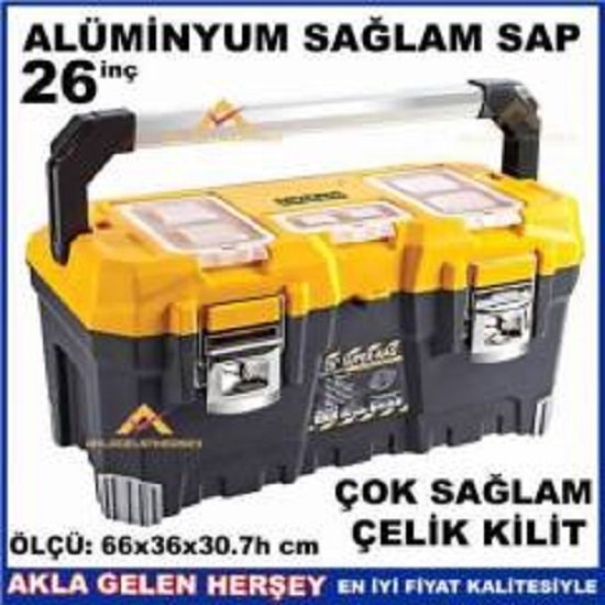 26'' Metal Saplı Çelik Kilitli Pro Takım Çantasıı