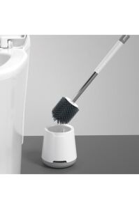 Silikon Wc Banyo Klozet Temizleme Fırçası, Tuvalet Fırçalık