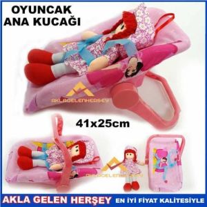 BEBEKLİ OYUNCAK ANA KUCAĞI BEBEK TAŞIMA PUSETİ
