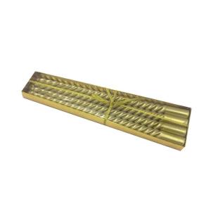 4lü Burgulu Dekoratif Yaldız Simli Mum Şamdan Mumu Büyük Boy 25cm (lütfen mesajla renk iletiniz)