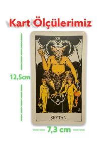 Tarot Fal Kartları 78 Kart Ve Kullanım Kitapçıklı Tarot Oyun Kartları